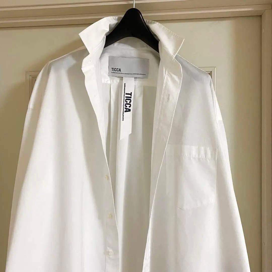 TICCA シャツ　スクエアビックシャツ　チュニック　ブラウス　ワンピース　美品