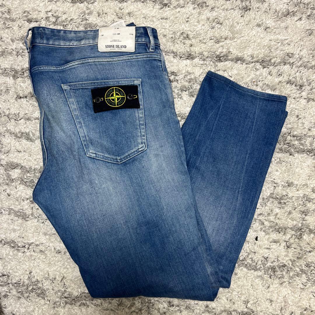 最終値下げ　希少ビックサイズ ストーンアイランド ストレッチ スキニーデニム