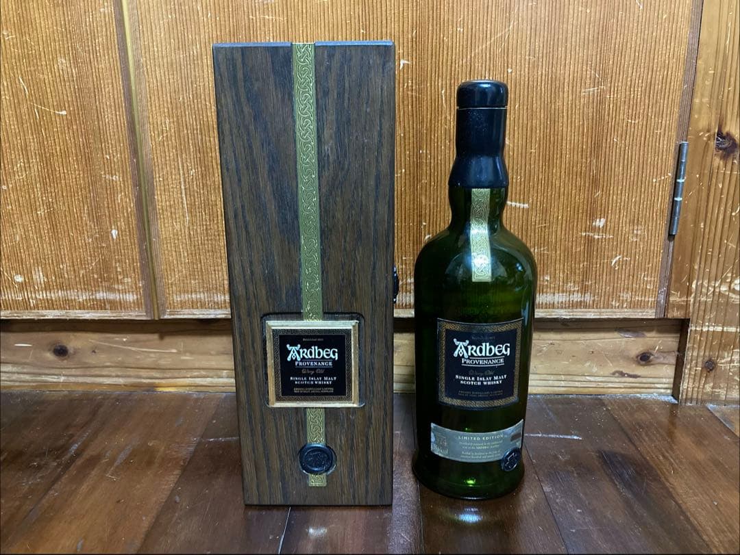 ウイスキー 空瓶 Ardbeg アードベッグ 1974 木箱 プロヴナンス