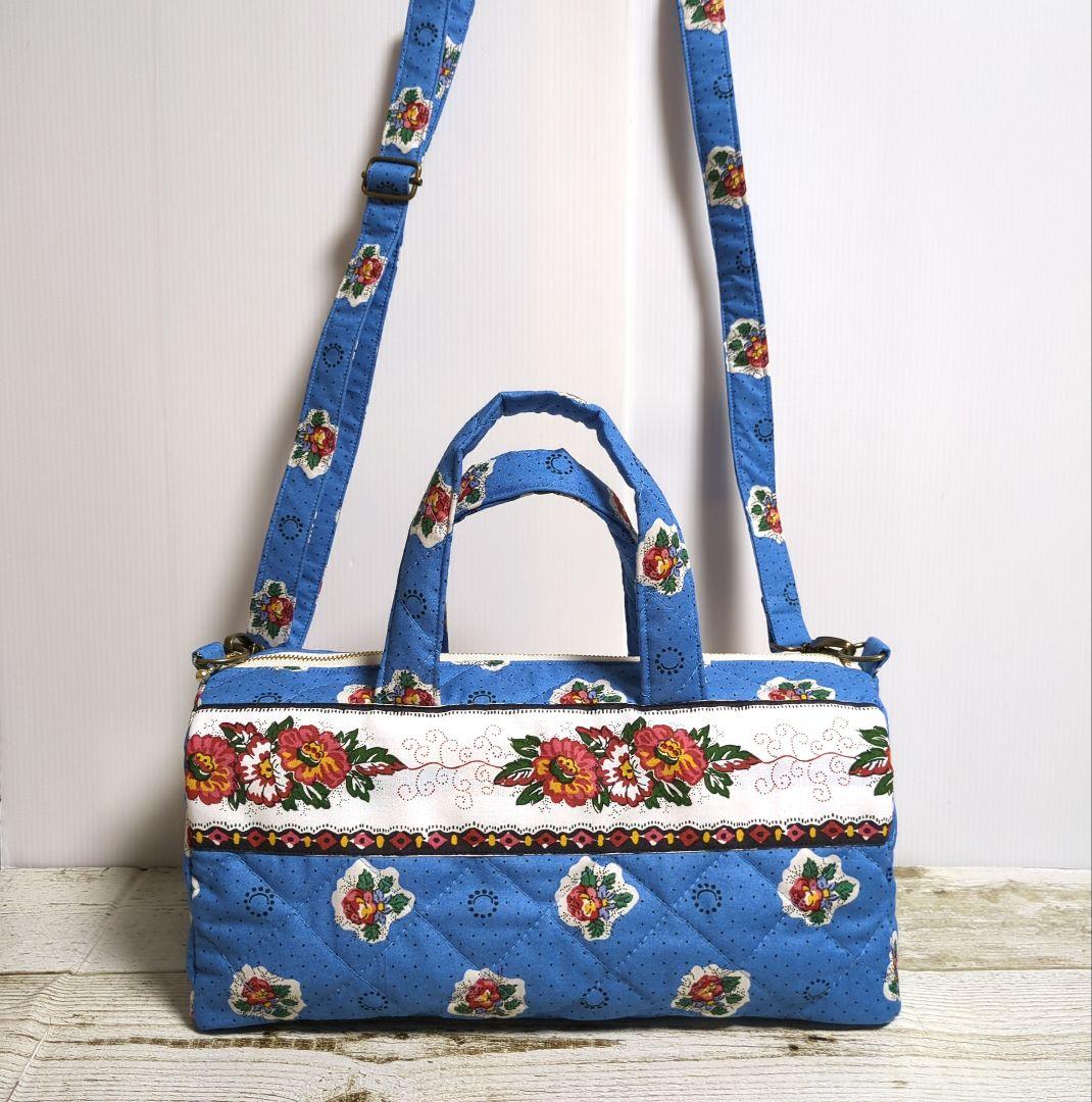 ボストンバッグ　スクエアバッグ　フライパン持ち手カバー　ハンドメイド