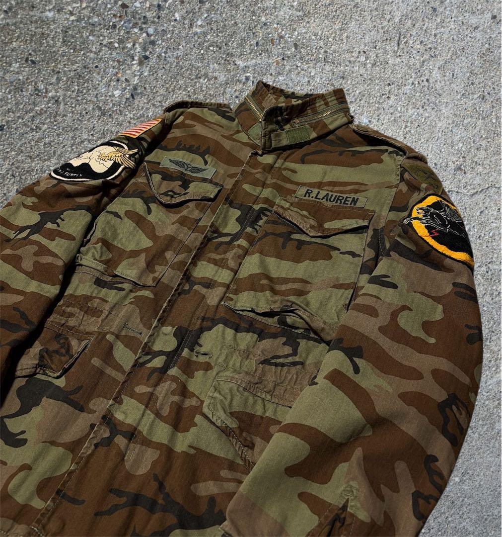 Denim & Supply Ralph Lauren 迷彩 カモフラ 刺繍 M