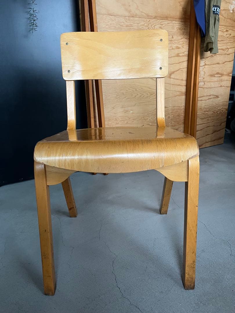 ヴィンテージ　スタッキング　スクールチェア　椅子　イギリス　トーネット　チェア