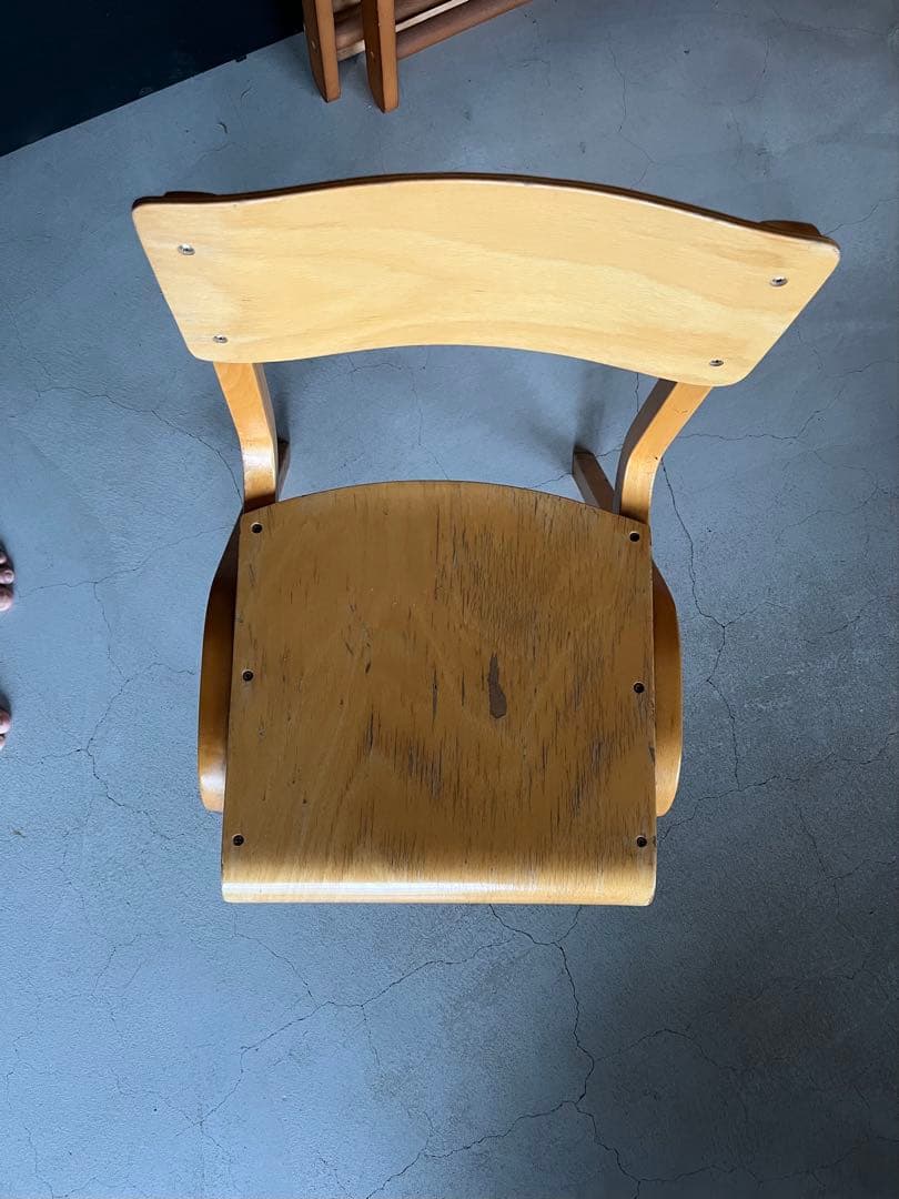 ヴィンテージ　スタッキング　スクールチェア　椅子　イギリス　トーネット　チェア