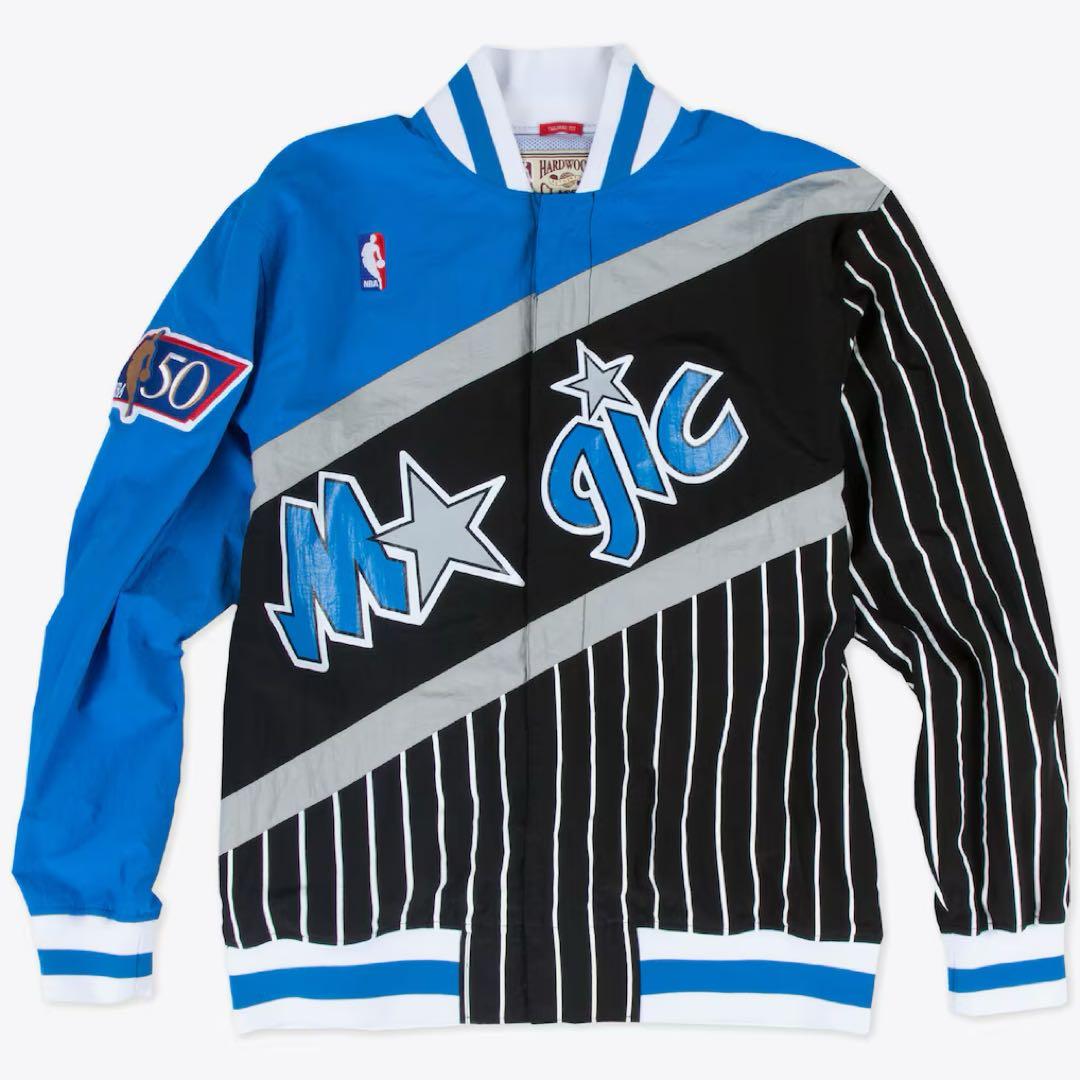 専用ミッチェルアンドネス Orlando Magic Warmup Jacket