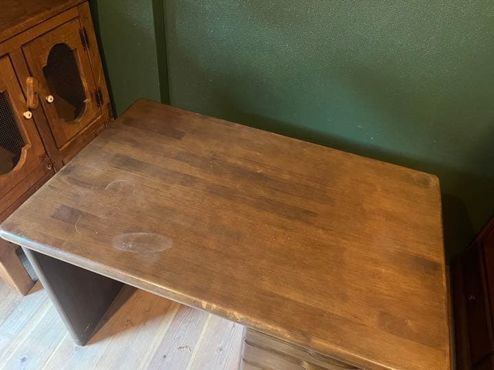 karimoku カリモク 書斎デスク 机 学習机 アンティーク インテリア