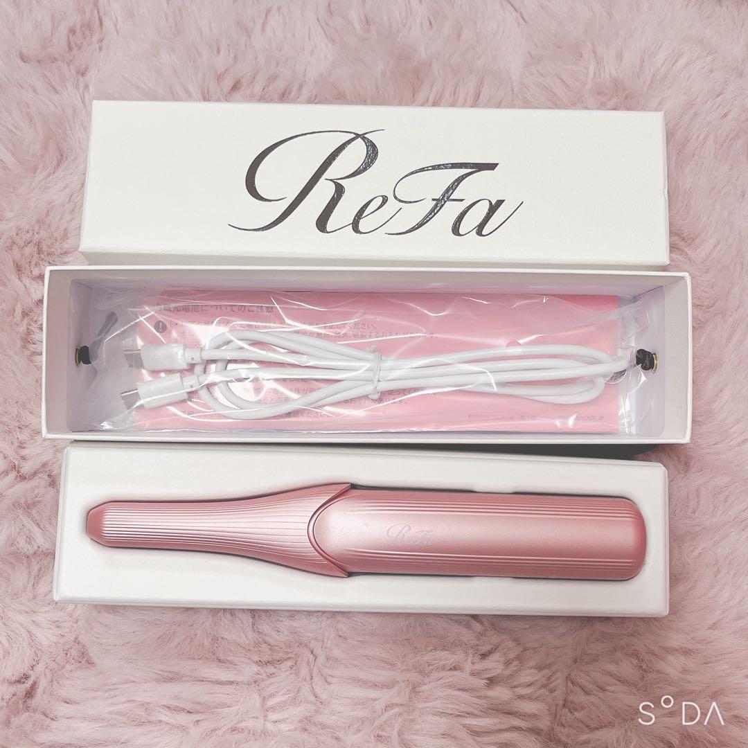 リファ フィンガーアイロン　シルキーピンクReFa ST 6