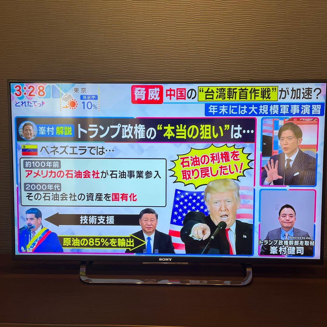 Sony BRAVIA 4k対応　43V液晶テレビ