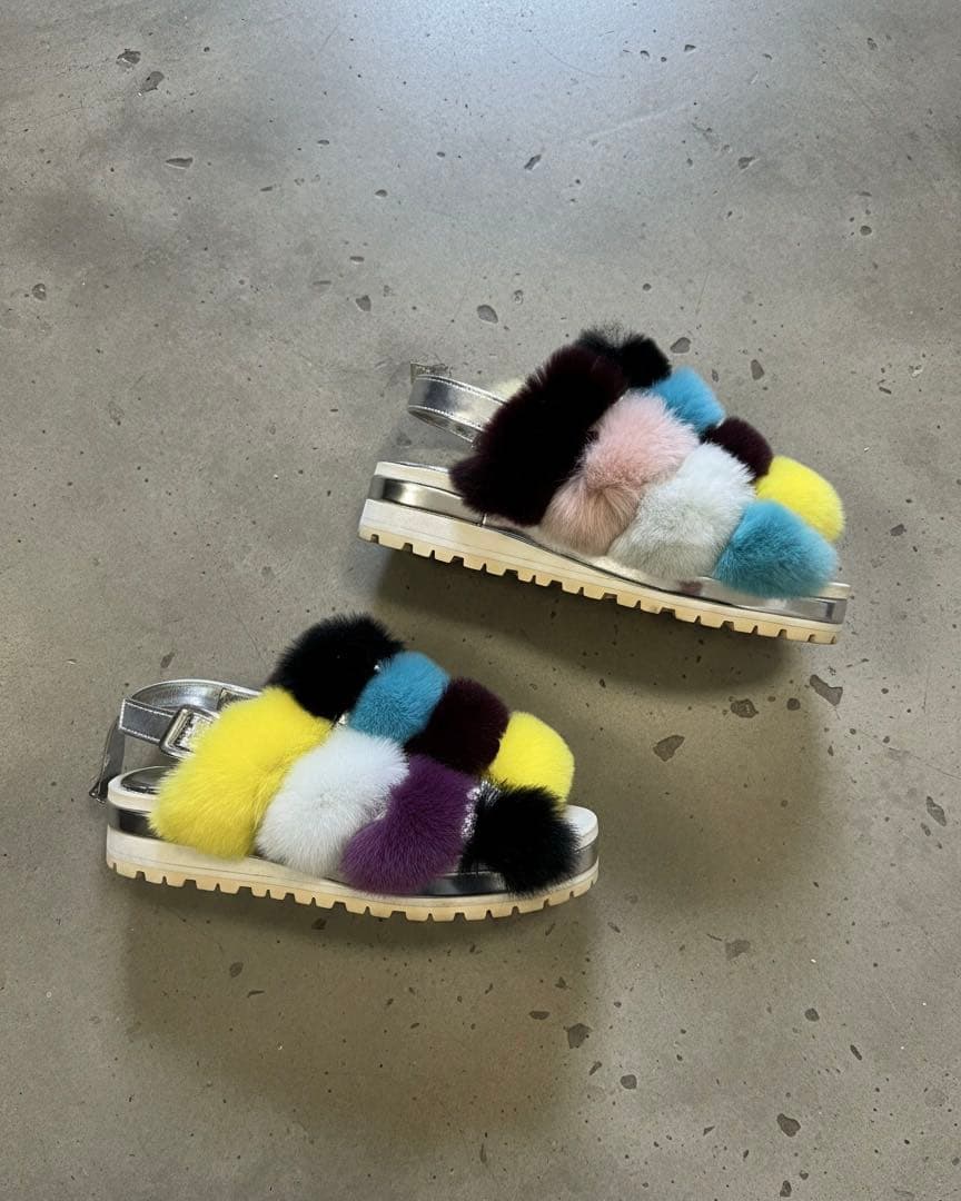 TSUMORI CHISATO/ファーサンダル