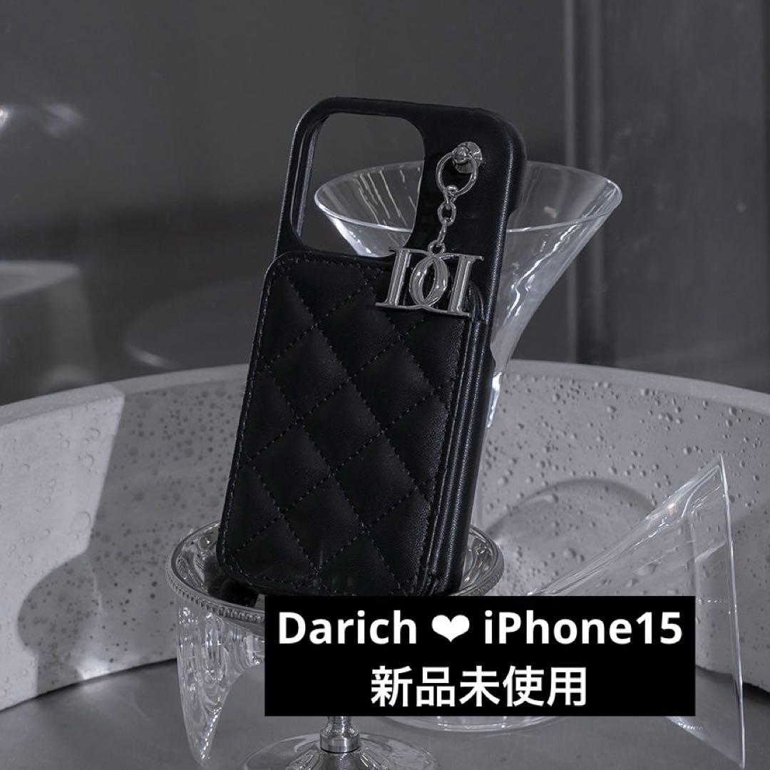 【Darich】キルティングミラーDDチャームiPhoneケースiPhone15