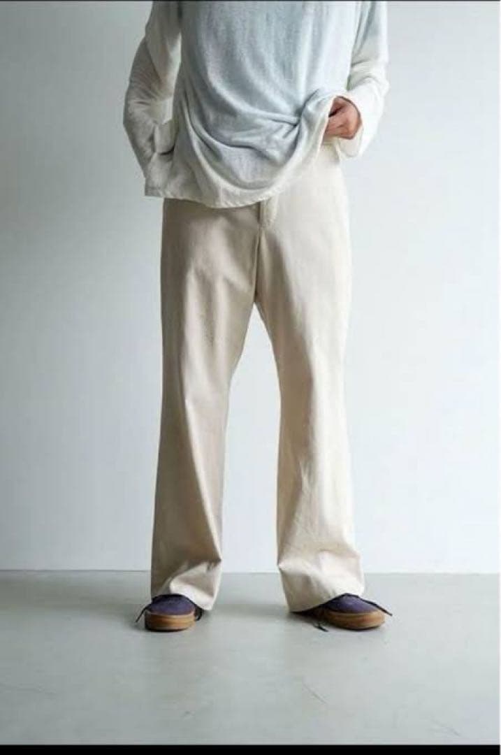 20日まで値下げ25ss maatee&sons MARVERICK 生成り