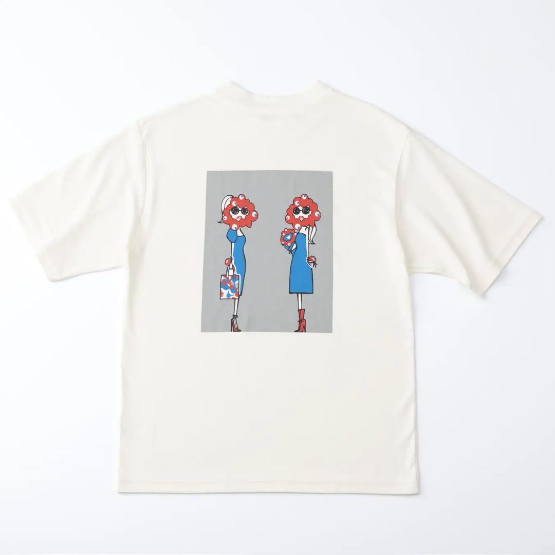 Mサイズ　ミャクミャク　三浦大地　コラボTシャツ 万博限定　和紙糸Tシャツ