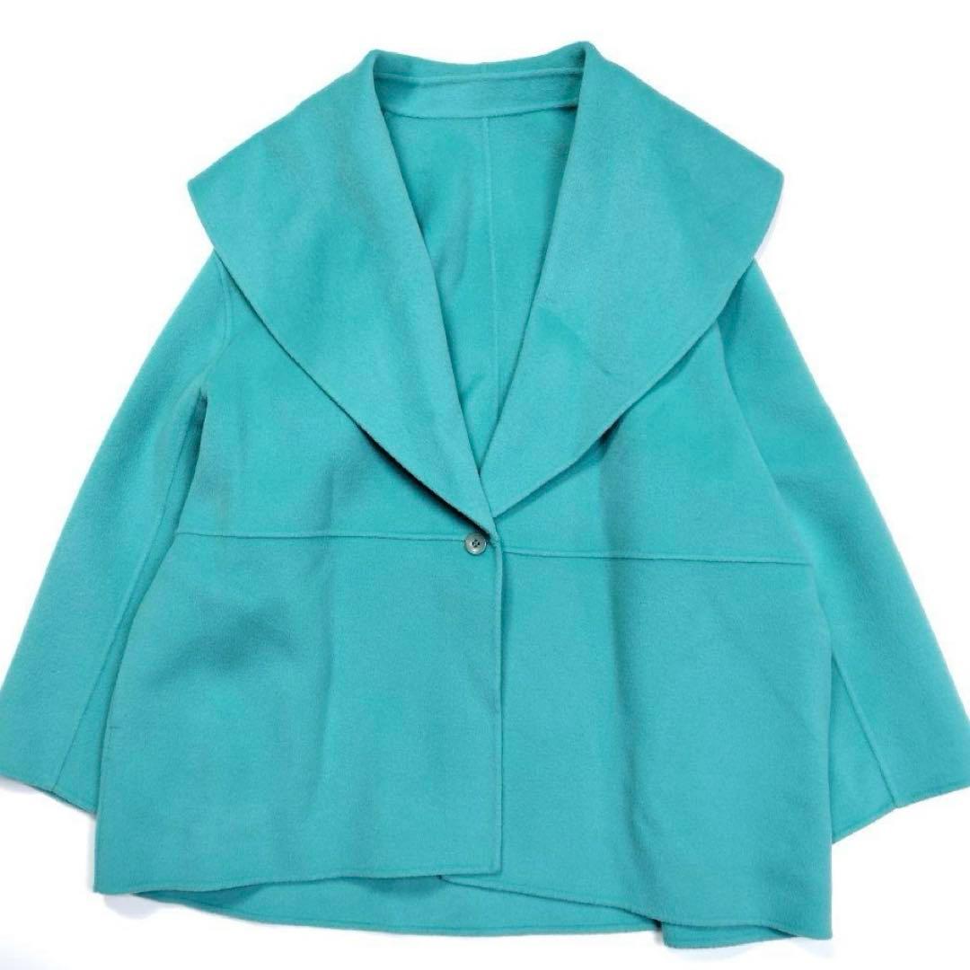 美品 近年モデル プラージュ ハミルトンワイドカラーショートコート 38