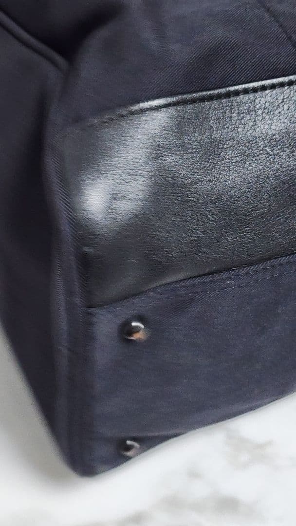 PORTER ボストンバッグ ブラック　ポーター　レザーと布のコンビ