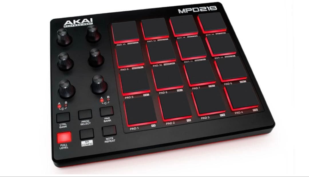 ・_・　AKAI MPD218 MIDI パッド DTM ビートメイク