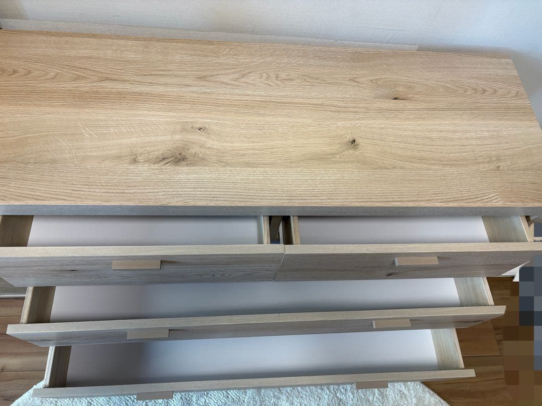 ローチェスト　脚付き　3段　収納 サイドボード キャビネット　テレビ台