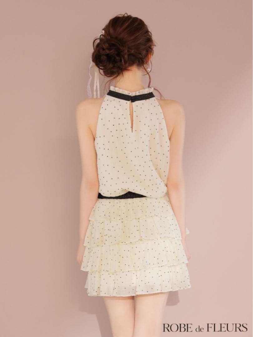 キャバドレス　ローブドフルール　M