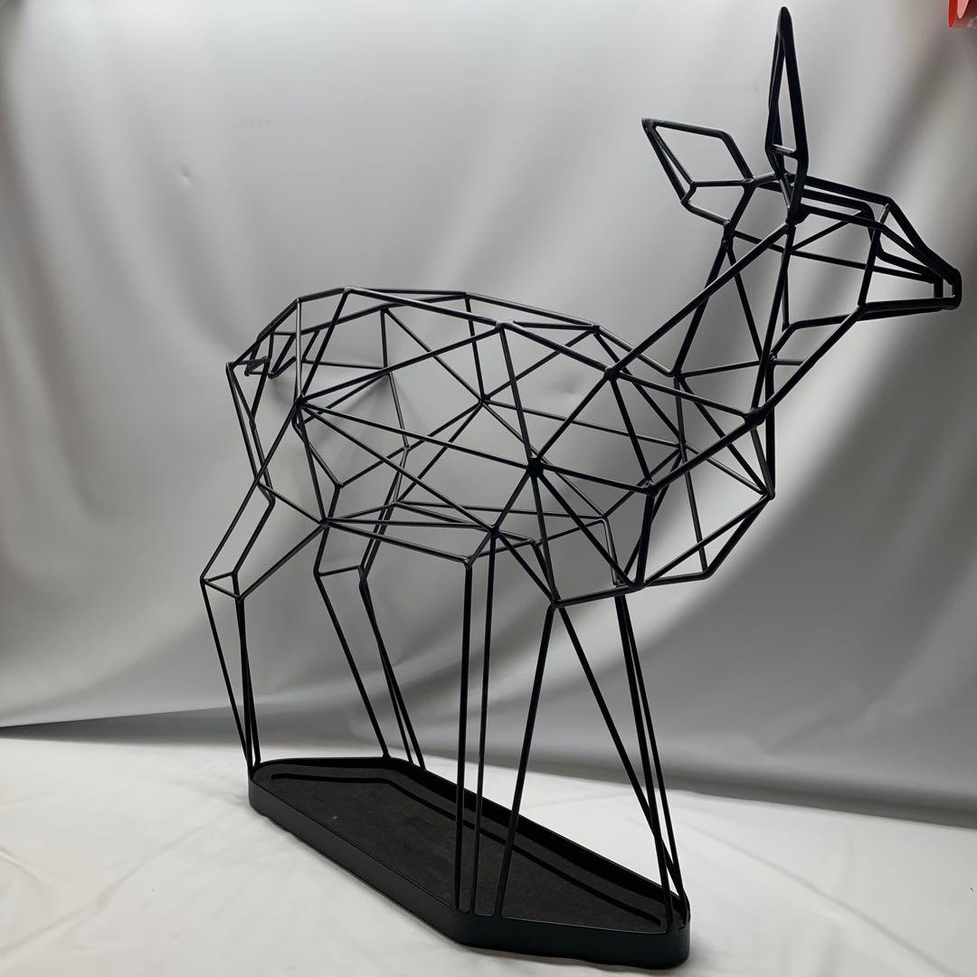 シカの傘立て 鹿 シャドーワイヤー UMBRELLA STAND DEER
