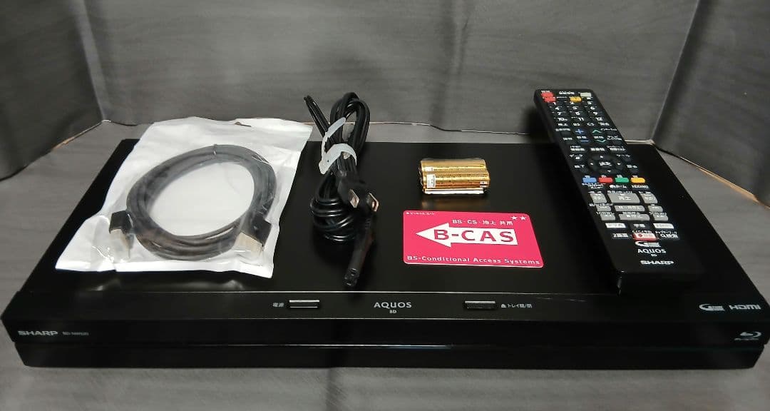 500GB シャープ AQUOS BDレコーダー☆BD-NW520☆リモコン付