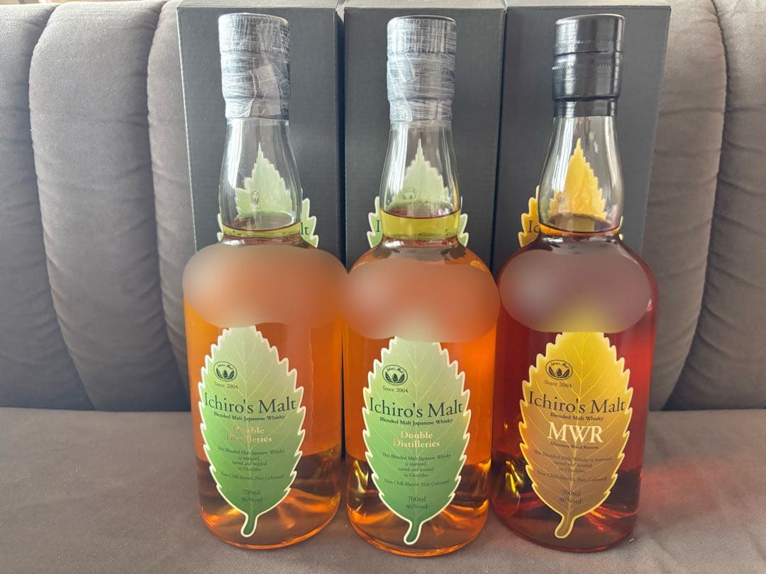 イチローズモルト ダブルディスティラリーズ ミズナラウッドリザーブ 3本セット