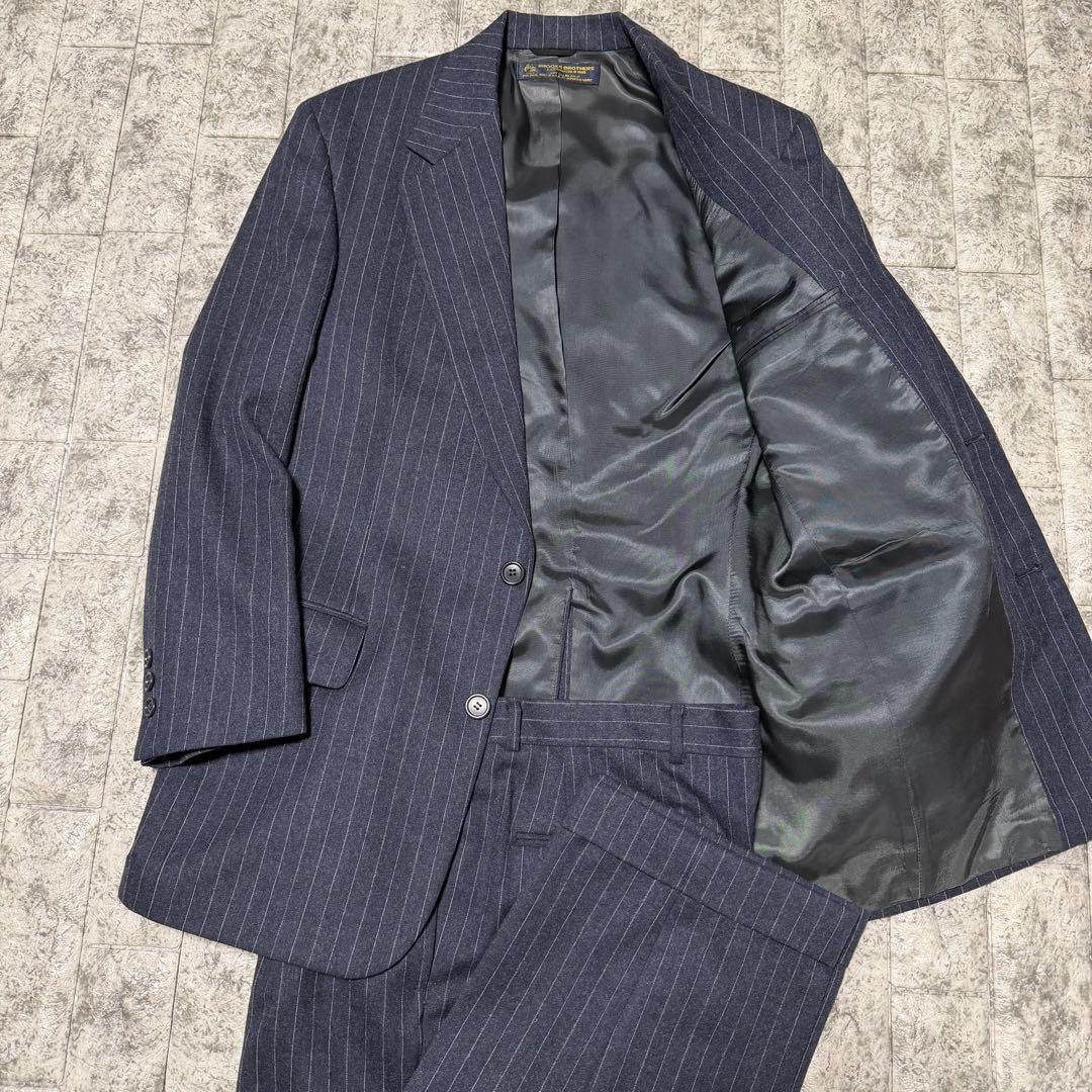 【美品】ブルックスブラザーズ　スーツ　USA製　ウール100% 希少
