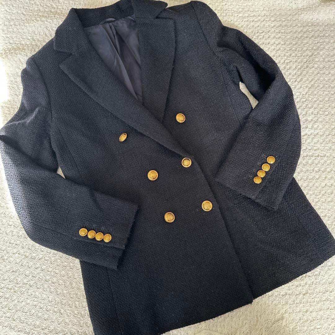ANAYI アナイ 2021AW ツイードジャケット 金ボタン 38 日本製