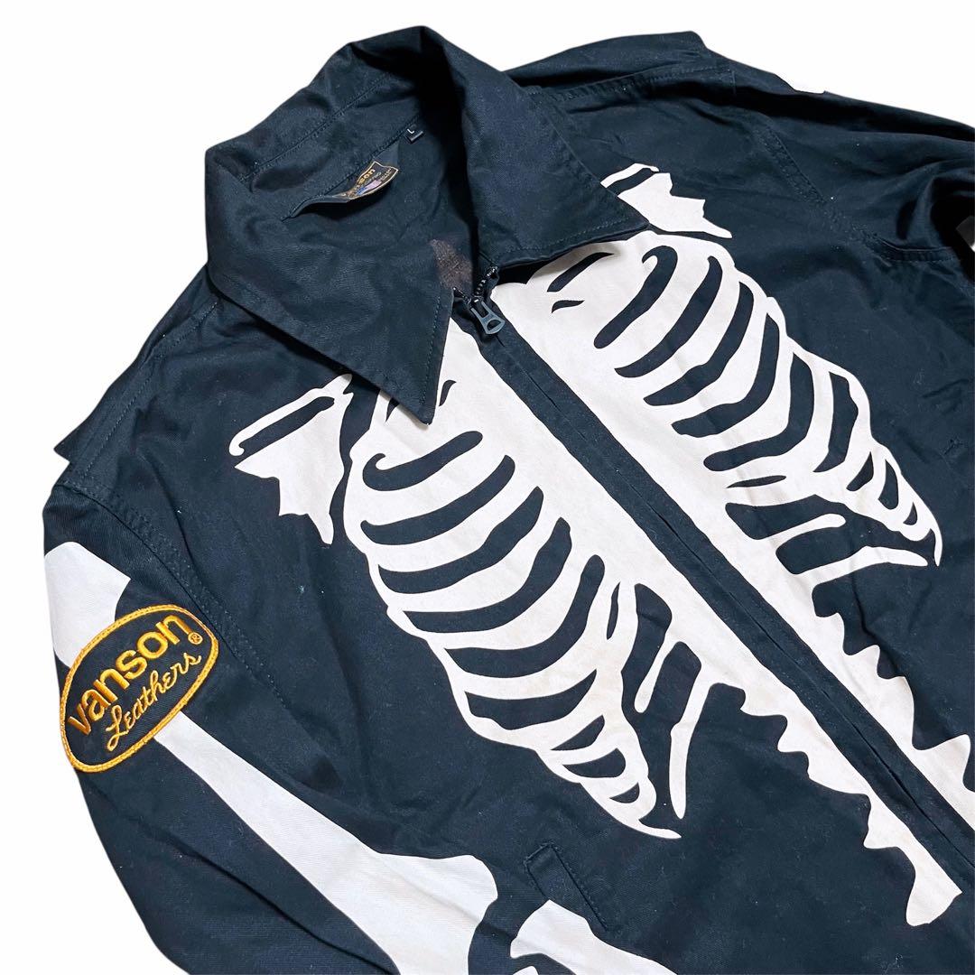 は*り様 【希少】VANSON つなぎ ヒューマンボーン スカル　ワンスター カ