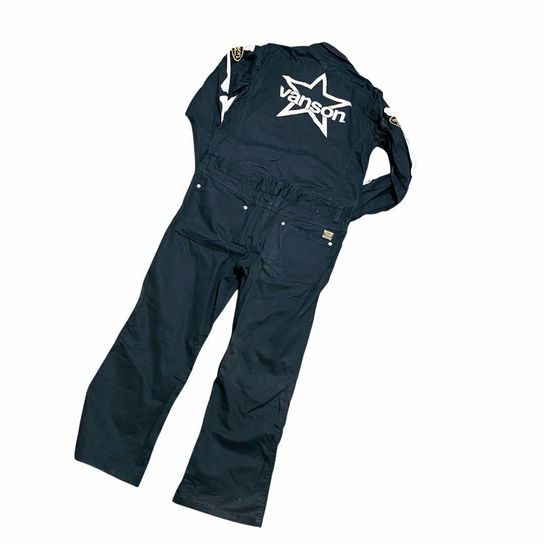 は*り様 【希少】VANSON つなぎ ヒューマンボーン スカル　ワンスター カ