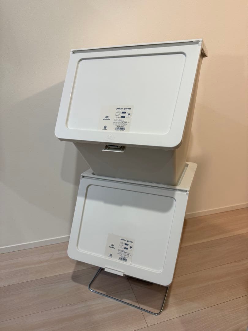 スタックストー　ペリカン　ガービー　ホワイト　2個セット