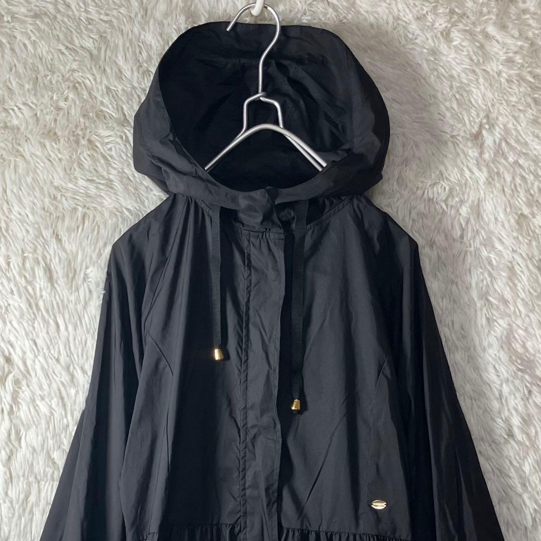 美品 TOCCA トッカ ロングコート Aライン レインコート フリーサイズ