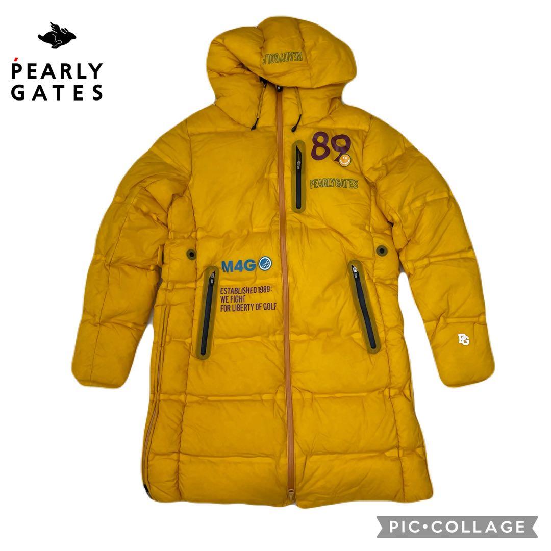 極美品　PEARLY GATES イエローダウンジャケット ダウンコート