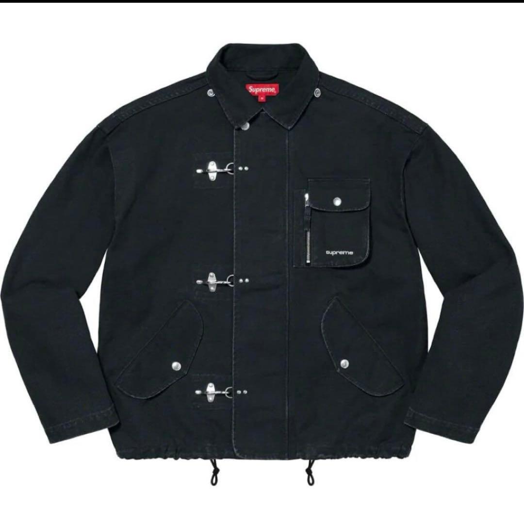 ジャケット・アウター Supreme Canvas Clip Jacket Black