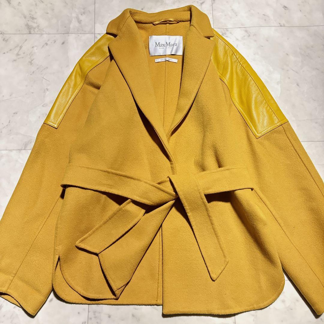 極美品✨マックスマーラ クチートアマーノ 白タグ　40 アンゴラ　カシミヤ山羊