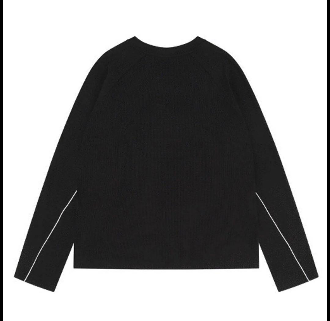 kashiko Waffle Rugby Tee Black ブラック