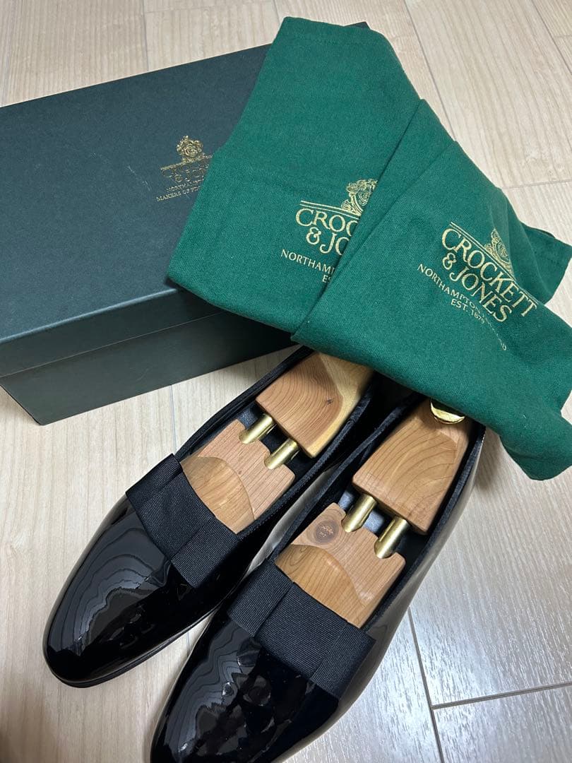 極美品　CROCKETT&JONES オペラパンプス