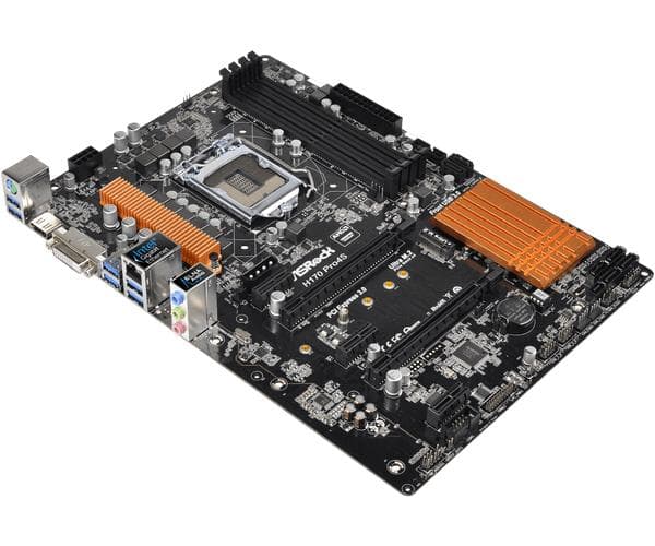 マザーボード ASRock H170 Pro4+CPU i7-7700 +メモリ