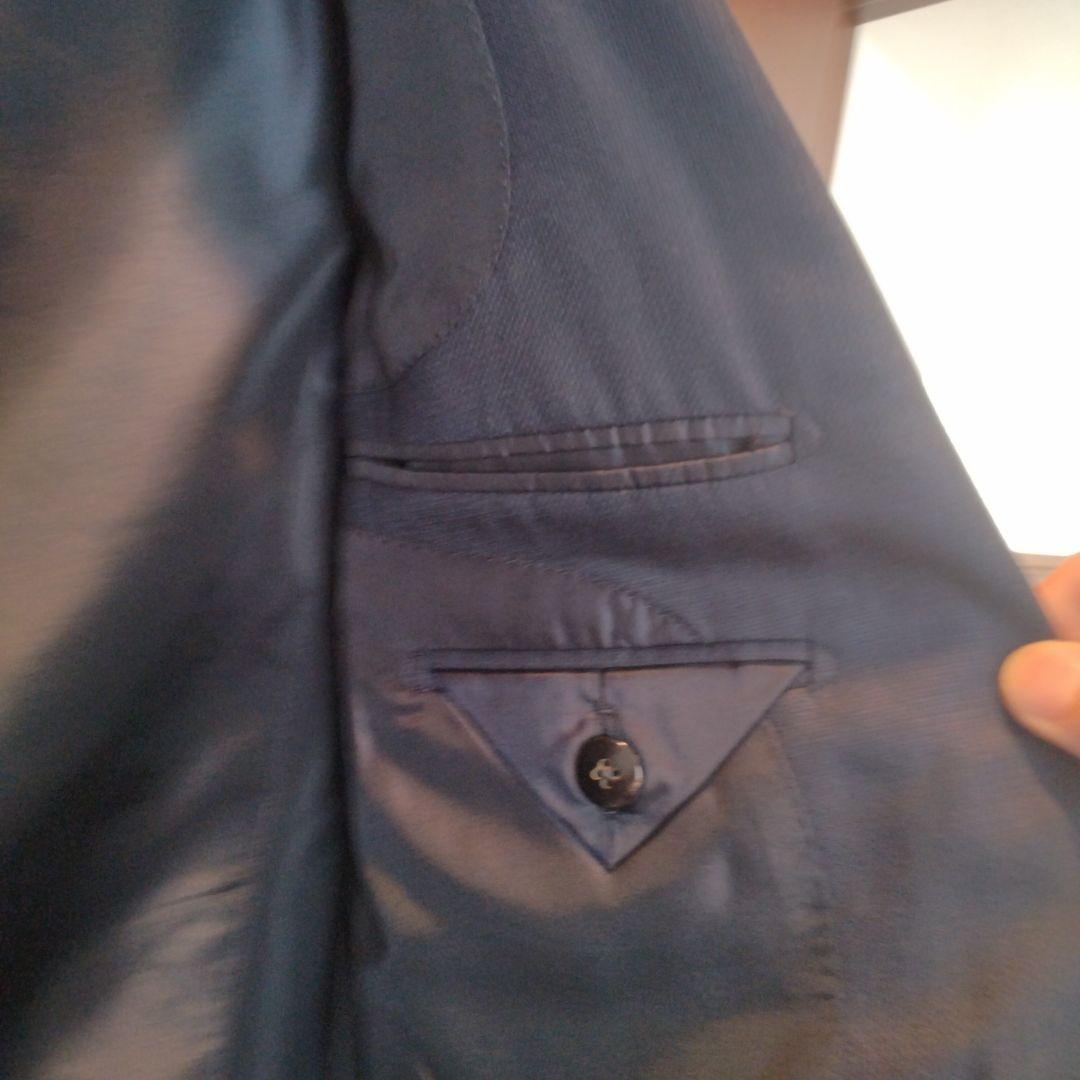 TOM FORD ネイビー シングル　ピークドラペル　高級スーツトムフォード