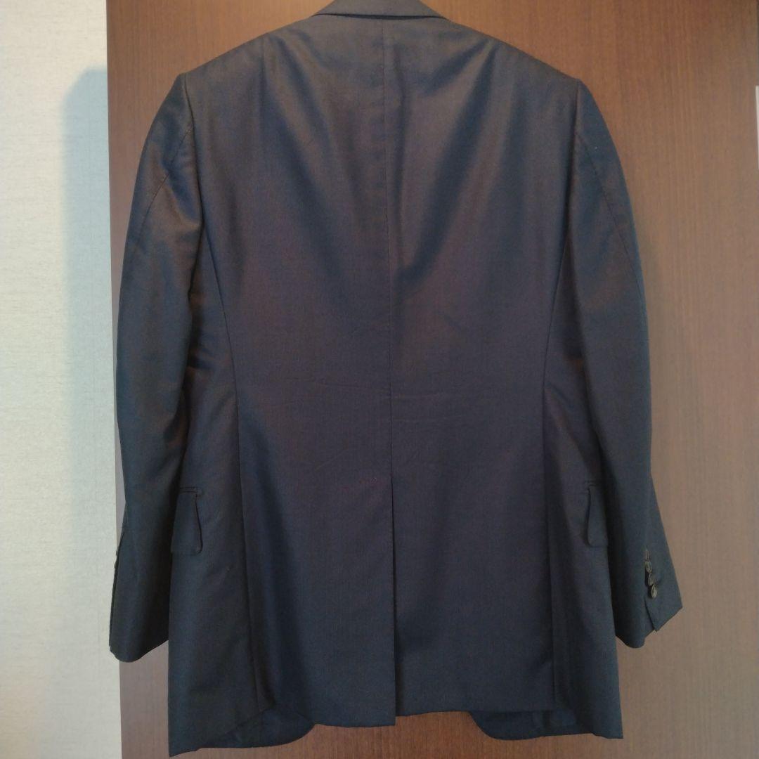 TOM FORD ネイビー シングル　ピークドラペル　高級スーツトムフォード