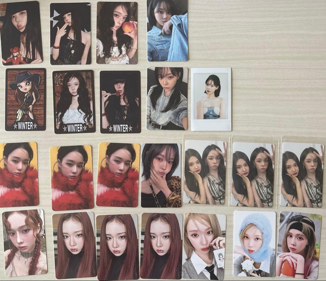 aespa ウィンター ニンニン シーグリ richman ユニット トレカ