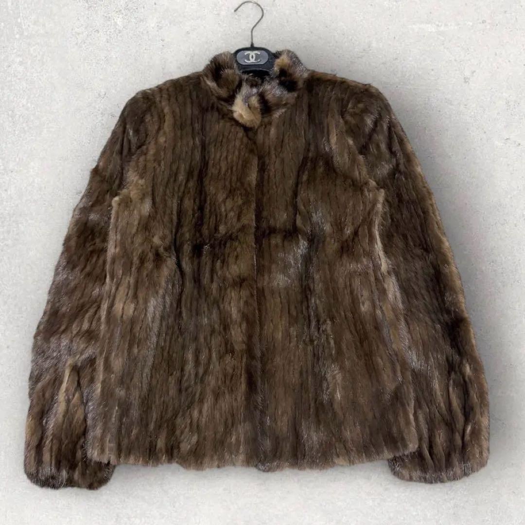 SAGA　MINK　サガミンク　銀タグ　毛皮　コート　S