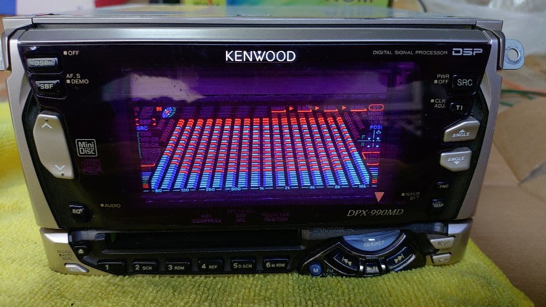 KENWOOD DPX-990MD 2DIN スペアナ グライコ インジゲーター