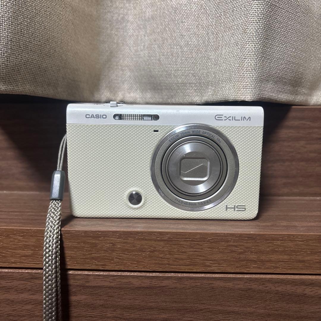 CASIO EXILIM HS ホワイト コンパクトデジタルカメラ ジャンク品