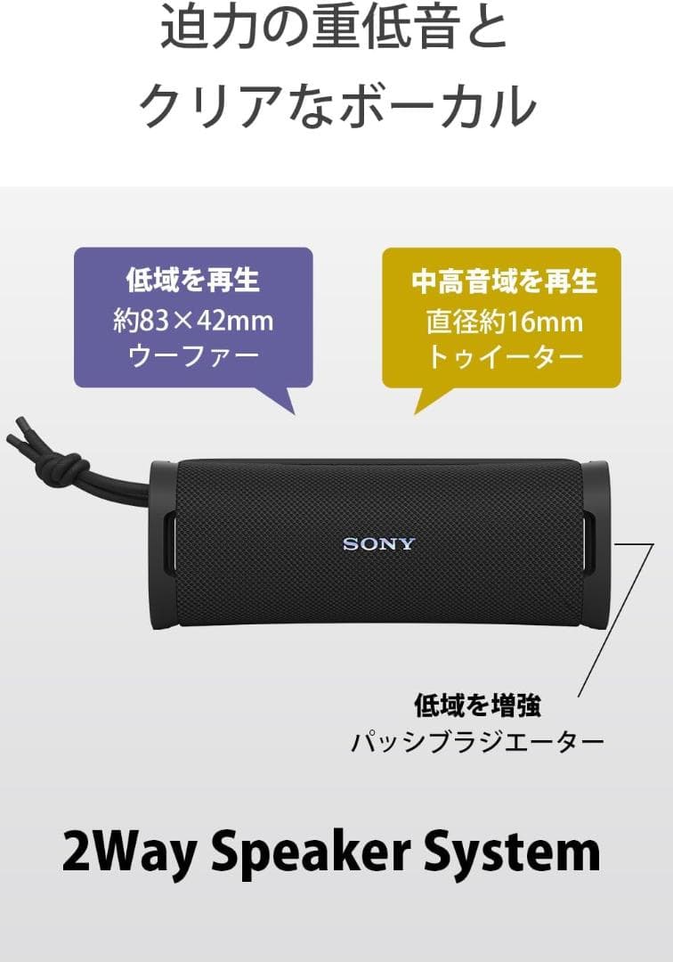 ソニー(SONY) ワイヤレススピーカー SRS-ULT10 ブラック