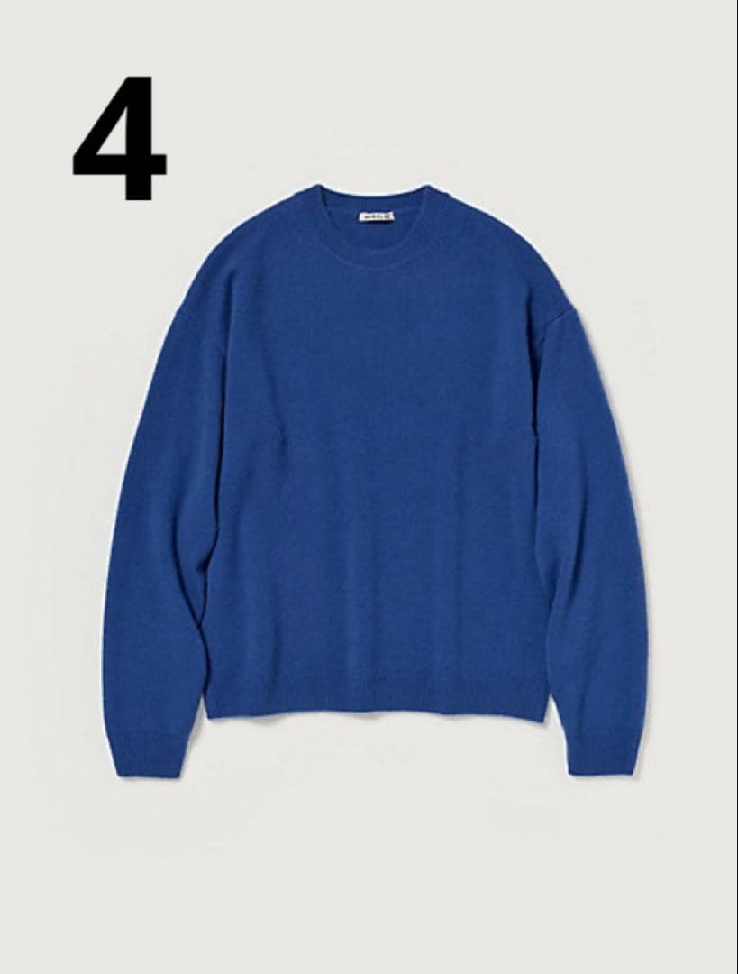 希少 AURALEE 25AW BABY CASHMERE KNIT P/O