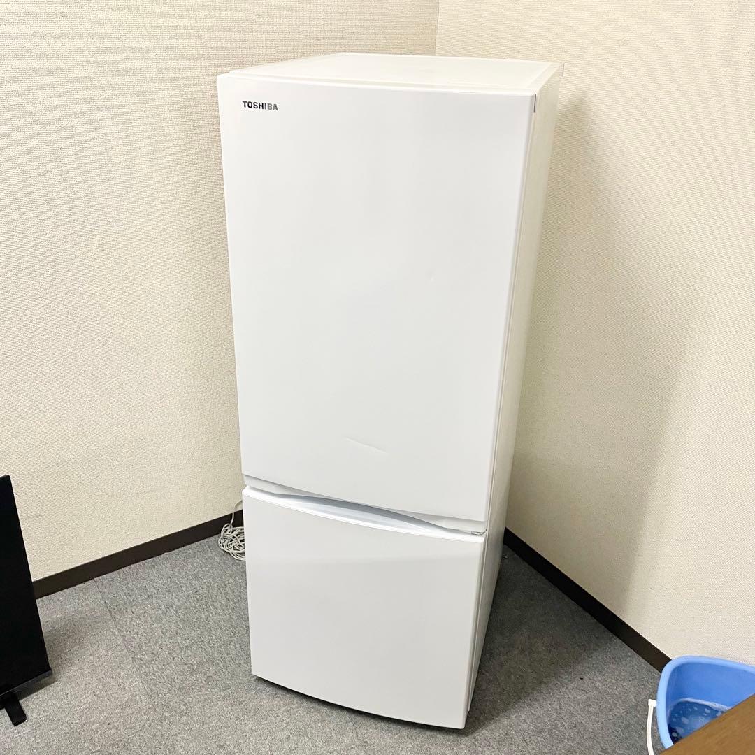 東芝　ノンフロン　冷凍冷蔵庫　153L GR-T15BS 2021年製 M