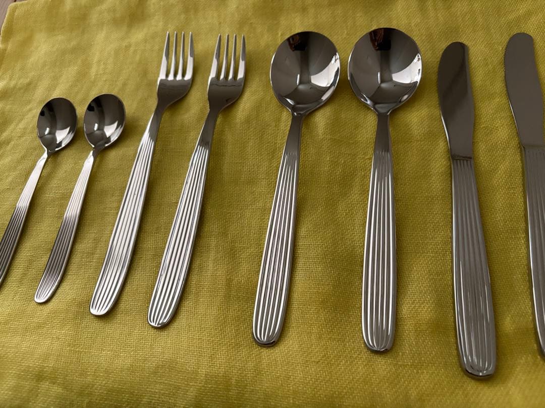 【ミツ】 Scandia ステンレスカトラリーセット