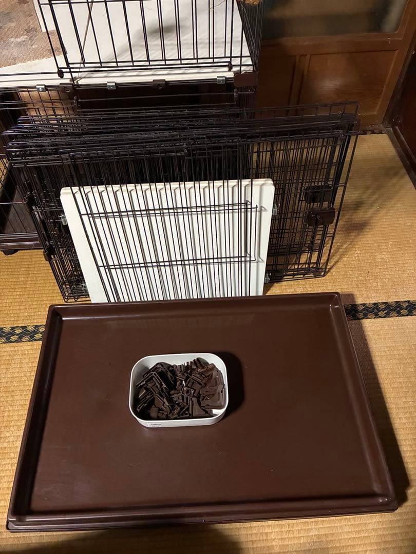神奈川◆引取り希望　状態良好★アイリスオーヤマ　コンビネーションサークル3段　猫