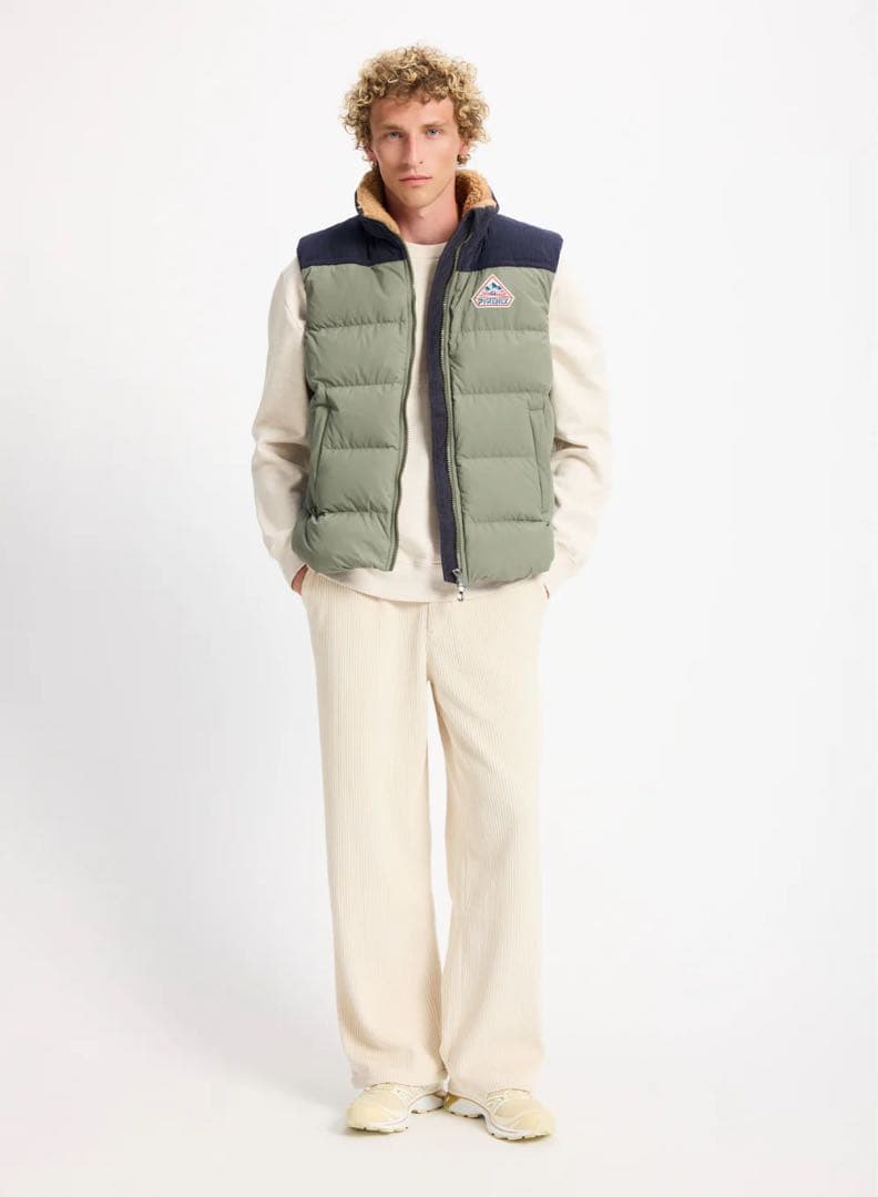 【新品未使用】ピレネックス レトロジョン ダウンベスト S