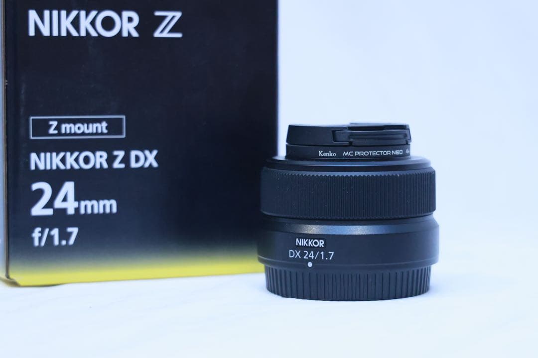 NIKKOR Z DX 24mm f/1.7 保護フィルター付き