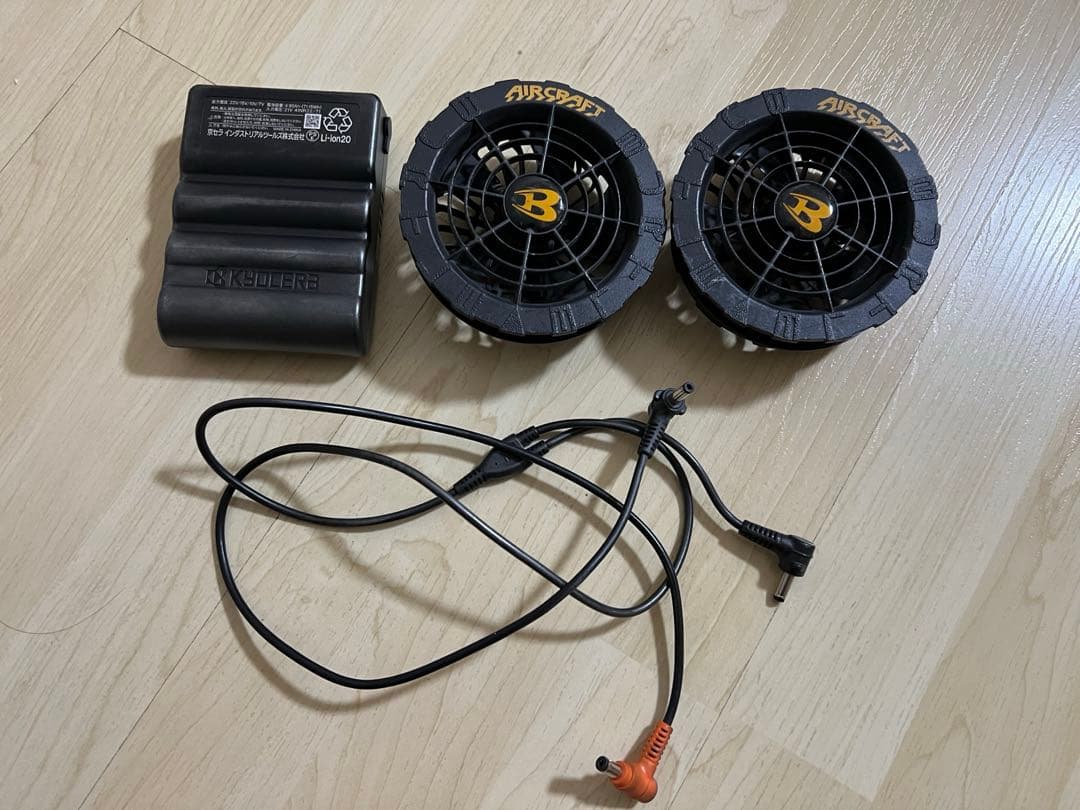 バートル　空調服 22v バッテリー ファン　ac08