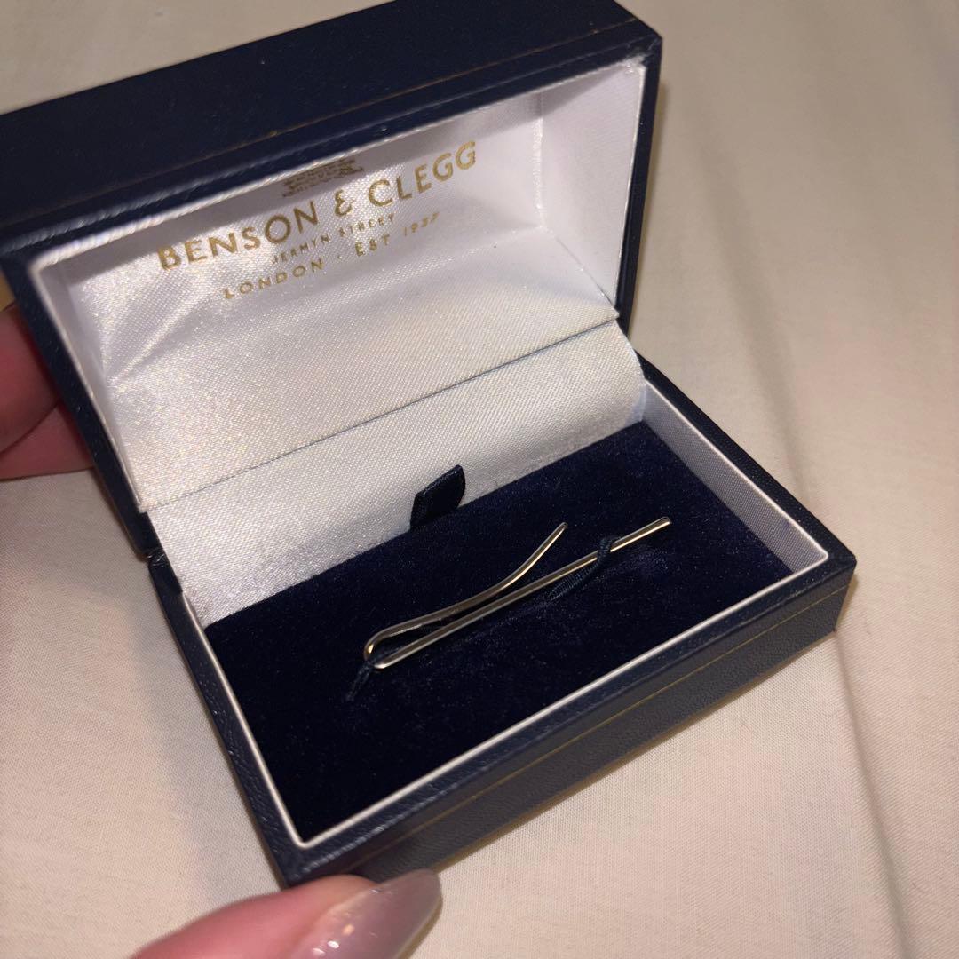 Benson & Clegg シルバー ネクタイピン　007 ジェームズボンド